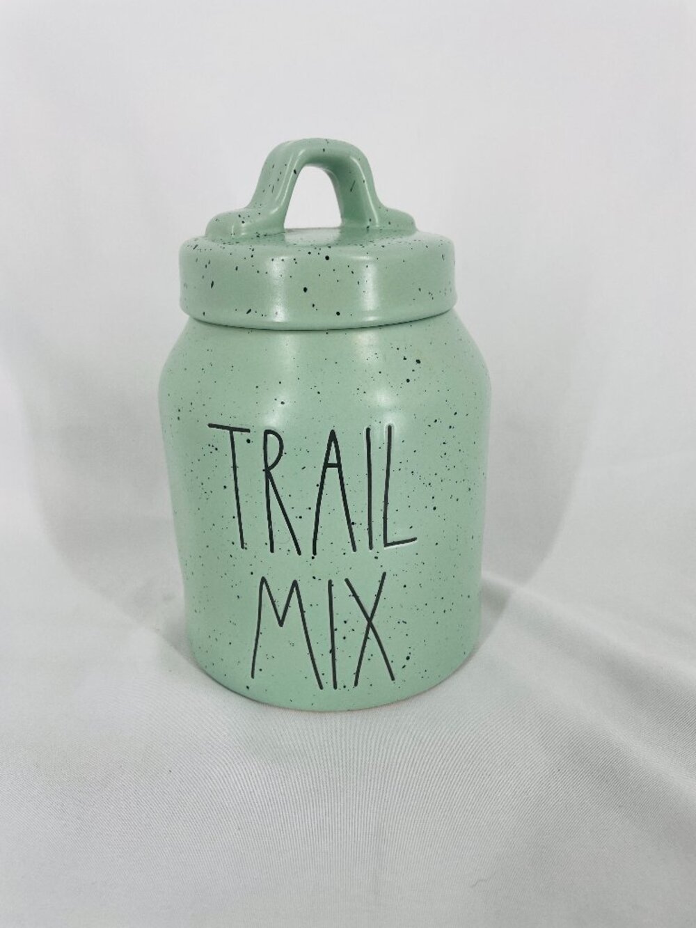 Rae Dunn Green Trail Mix Kitchen Canister Jar